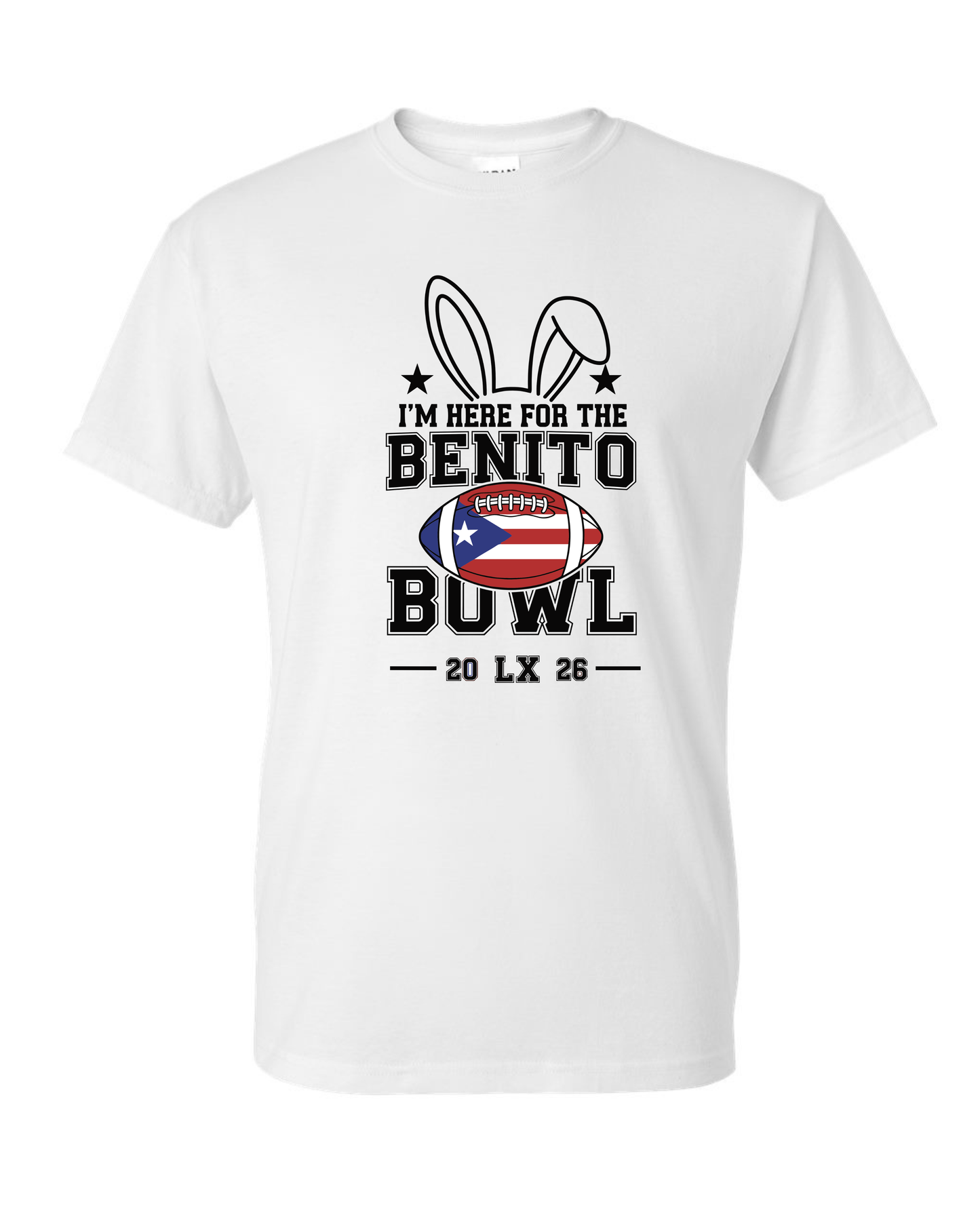 IM HERE FOR THE BENITO BOWL | UNISEX WHITE T-SHIRT
