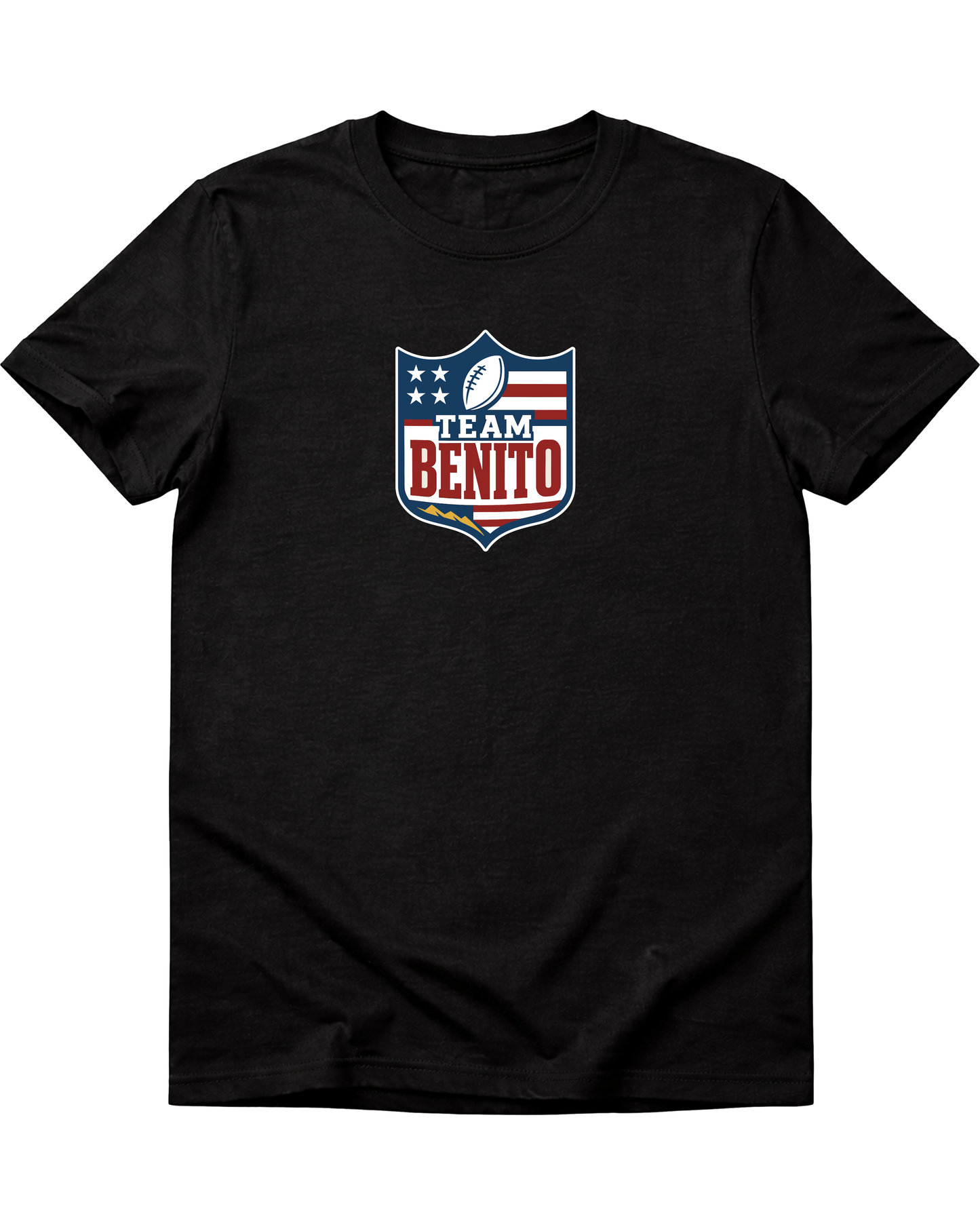 TEAM BENITO | UNISEX BLACK T-SHIRT