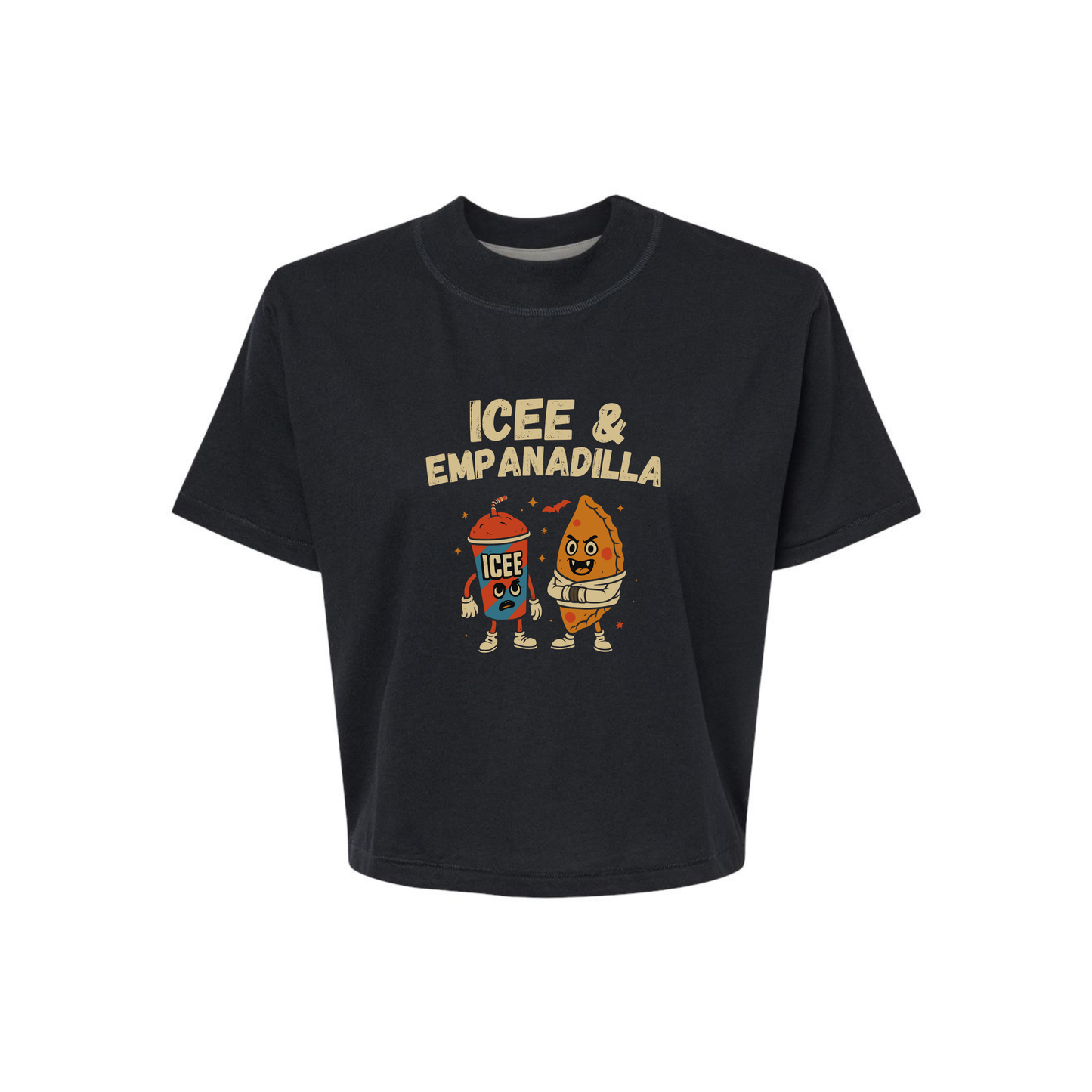ICE & EMPANADILLA (Boxy Tee Crop Top)
