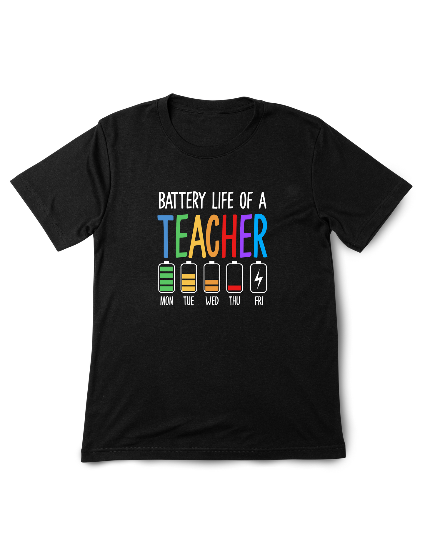 The Battery Life of a Teacher | UNISEX T-SHIRT