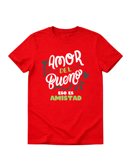 AMOR DEL BUENO | UNISEX RED T-SHIRT