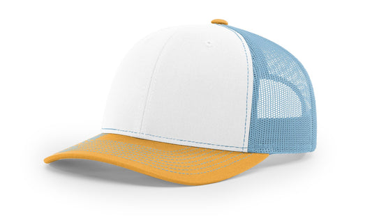Tri-Color White/Blue/Yellow | Trucker