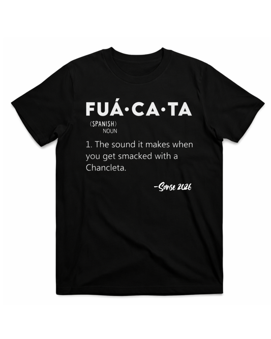 FUÁ-CA-TA SANSE 2026 | UNISEX BLACK T-SHIRT