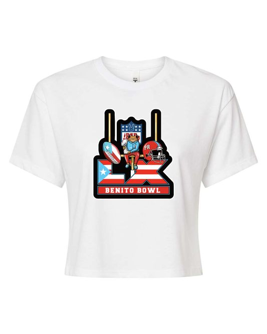 BENITO BOWL | WHITE WOMEN CROP TOP