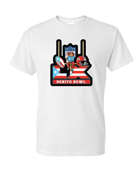 BENITO BOWL | UNISEX WHITE T-SHIRT