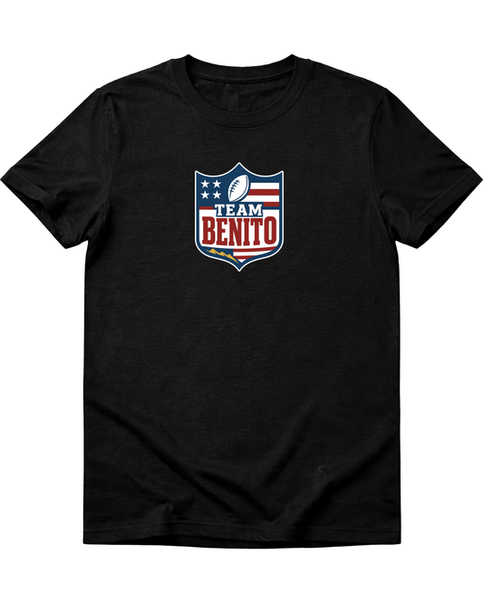 TEAM BENITO | UNISEX BLACK T-SHIRT
