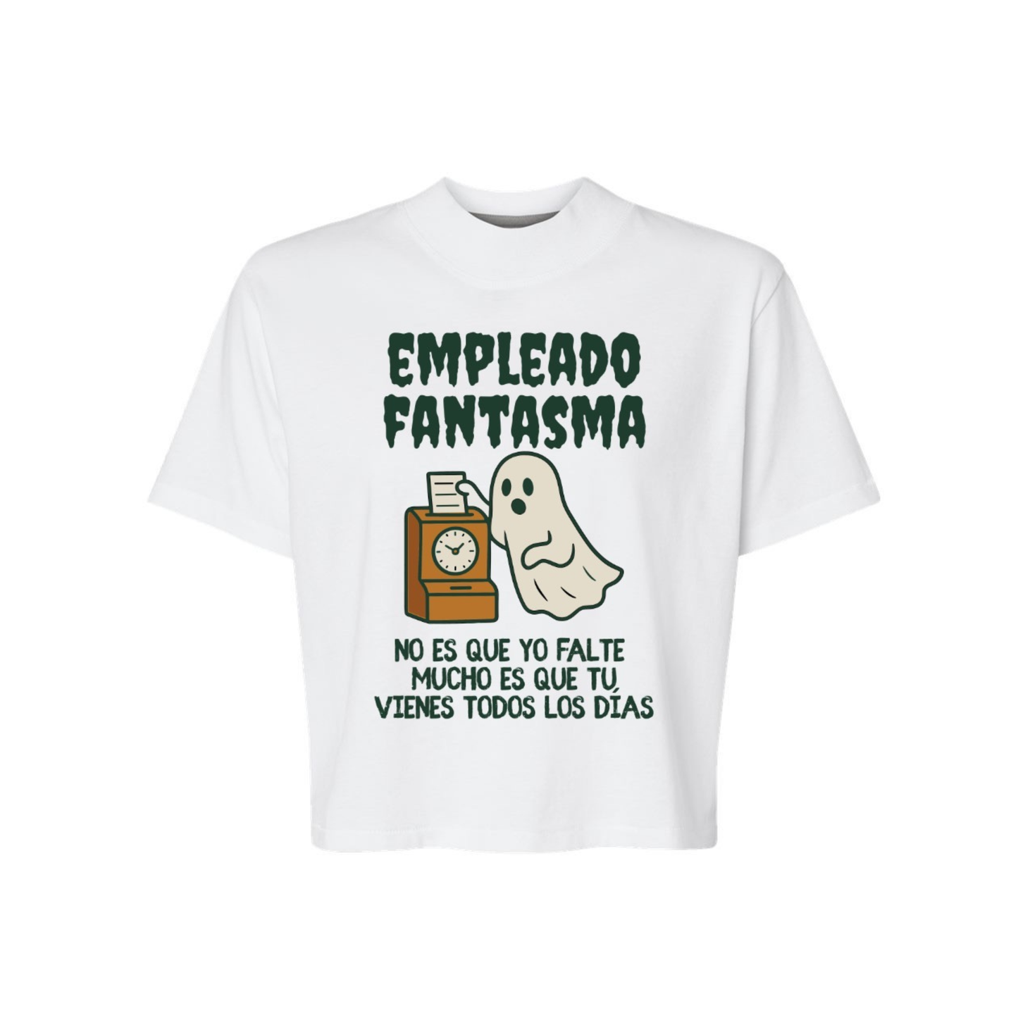 EMPLEADO FANTASMA (Boxy Tee Crop Top)
