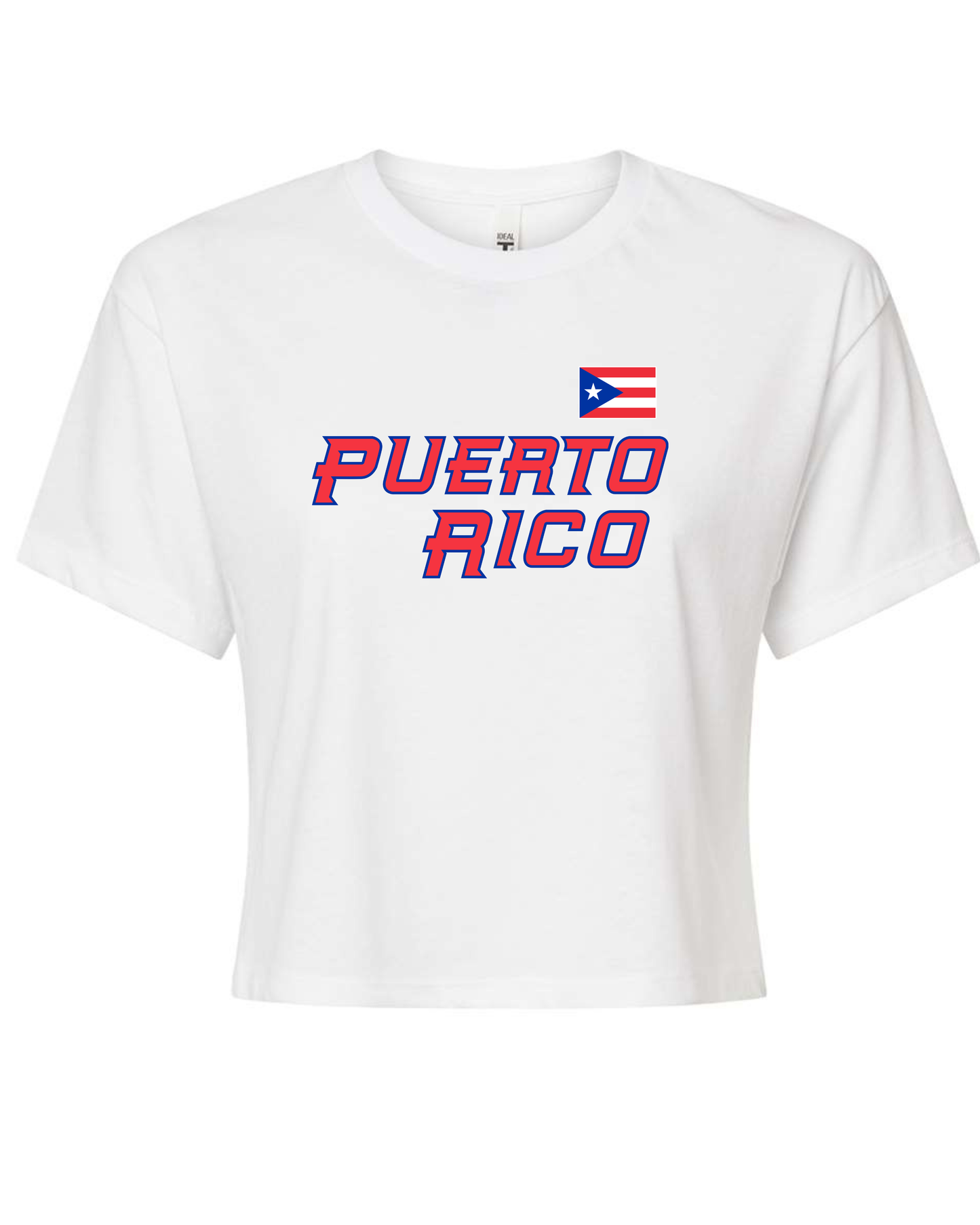 BERRÍOS 17 | WHITE WOMEN CROP TOP