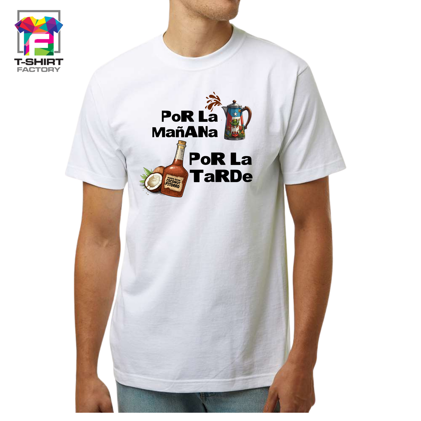 POR LA MAÑANA CAFÉ | UNISEX T-SHIRT