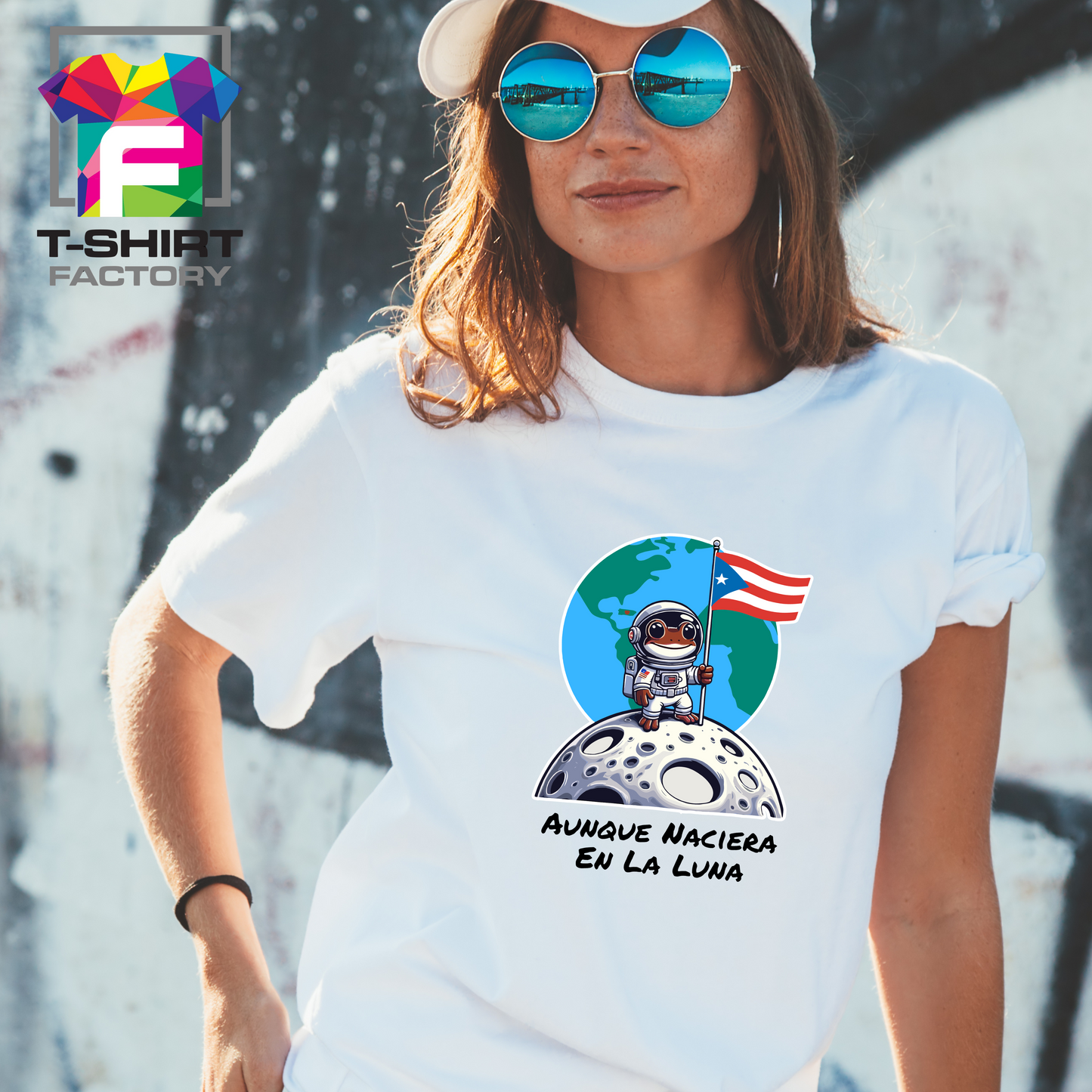 AUNQUE NACIERA EN LA LUNA | UNISEX T-SHIRT