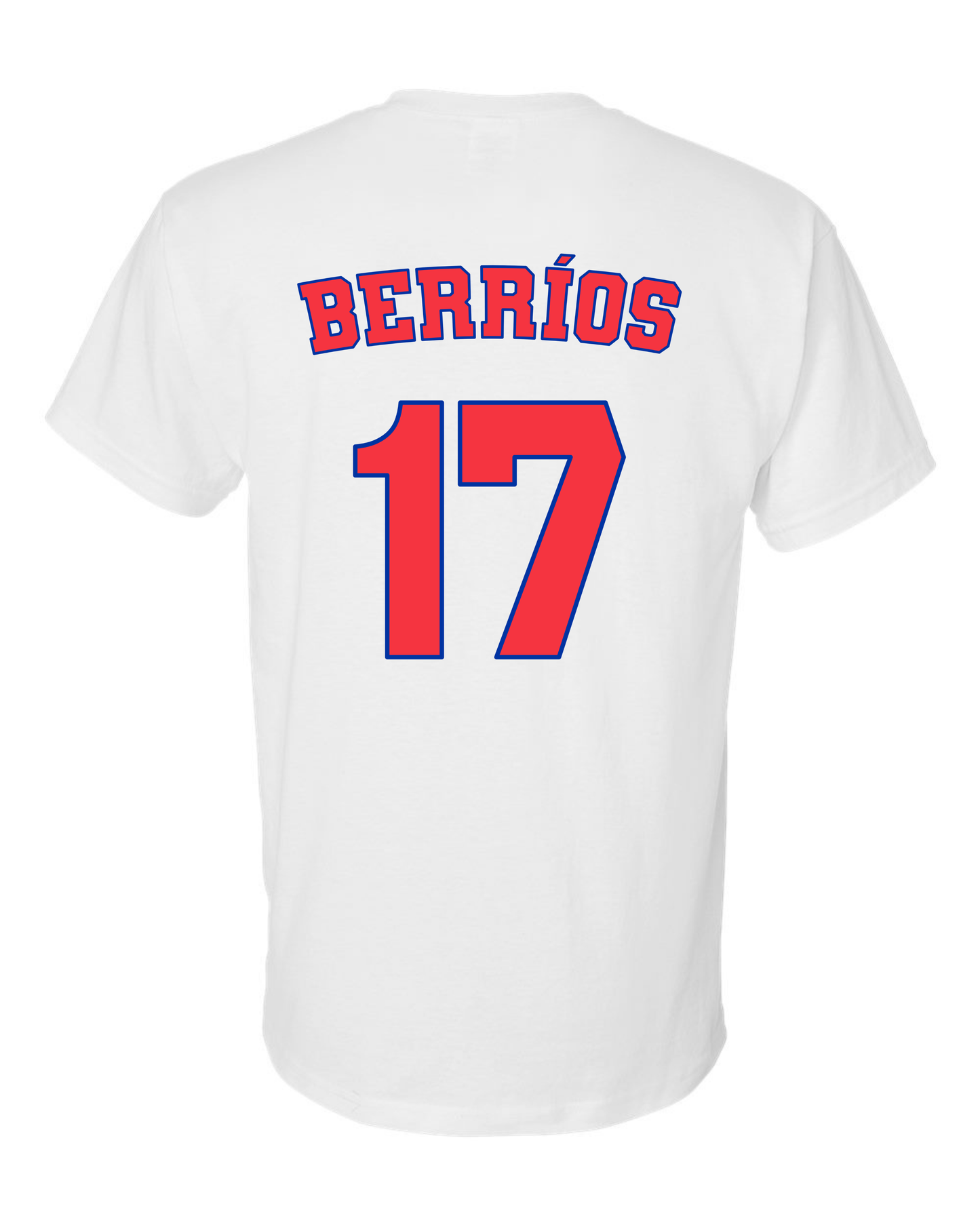 BERRÍOS 17 | UNISEX WHITE T-SHIRT