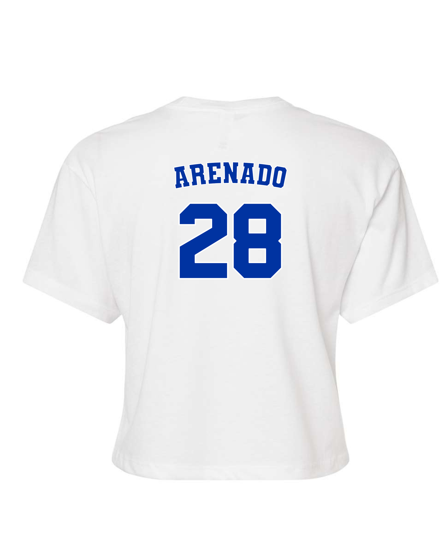 ARENADO 28 | WHITE WOMEN CROP TOP