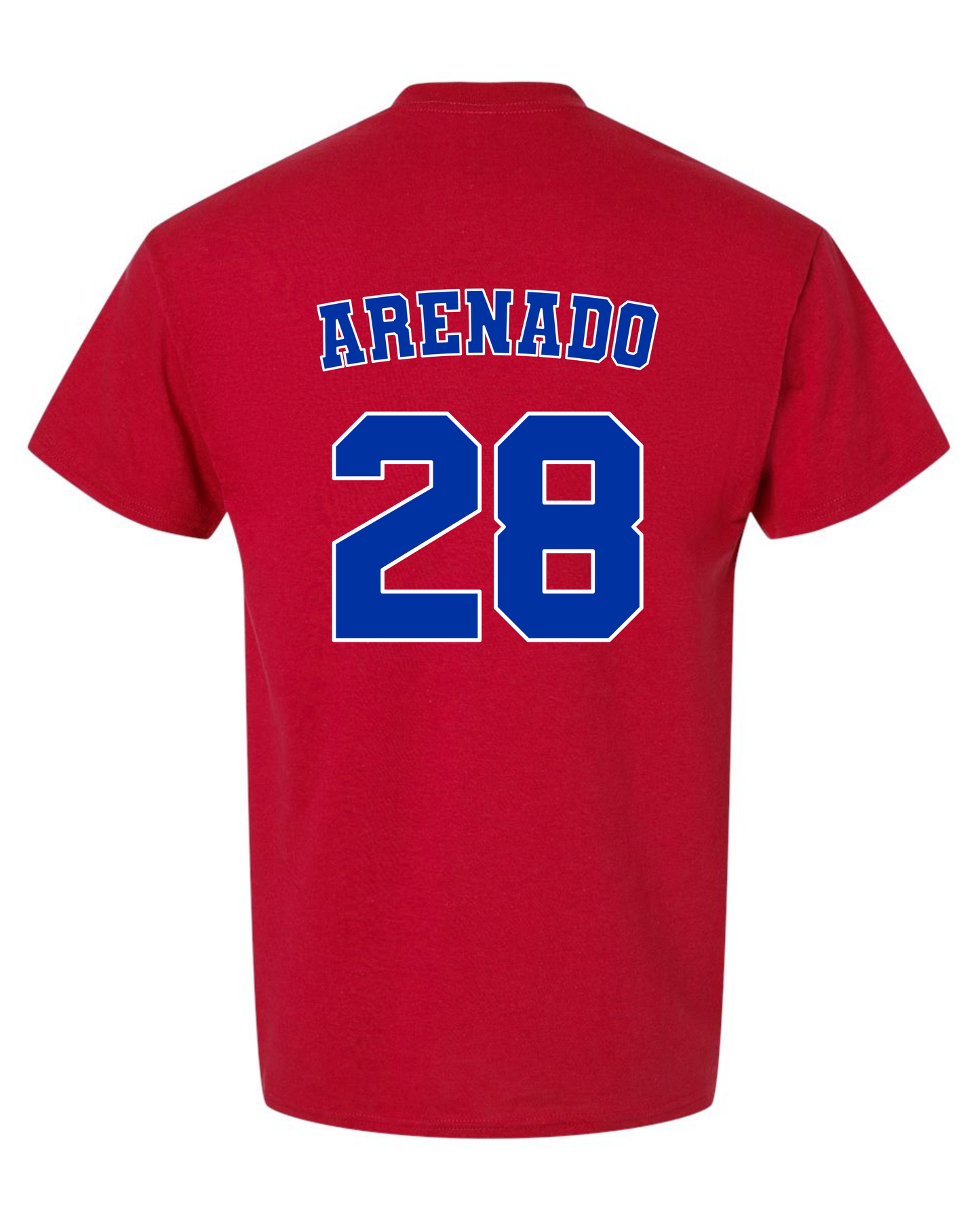 ARENADO 28 | UNISEX RED T-SHIRT