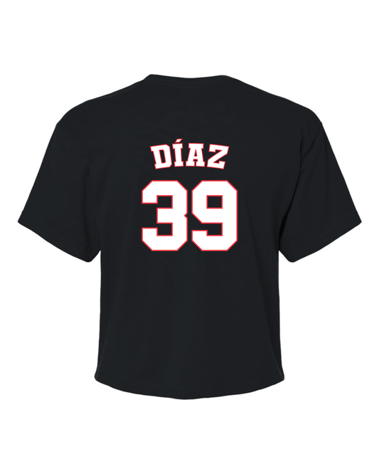 DÍAZ 39 | BLACK WOMEN CROP TOP