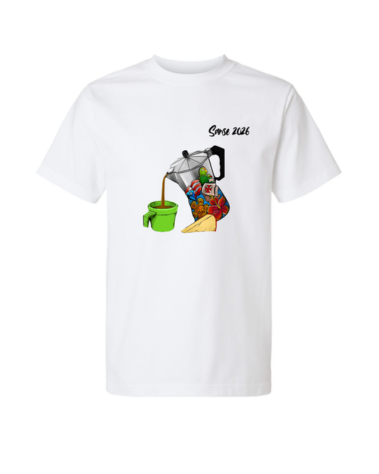 CAFÉ EN LA GRECA & QUESO DE PAPA | UNISEX T-SHIRT