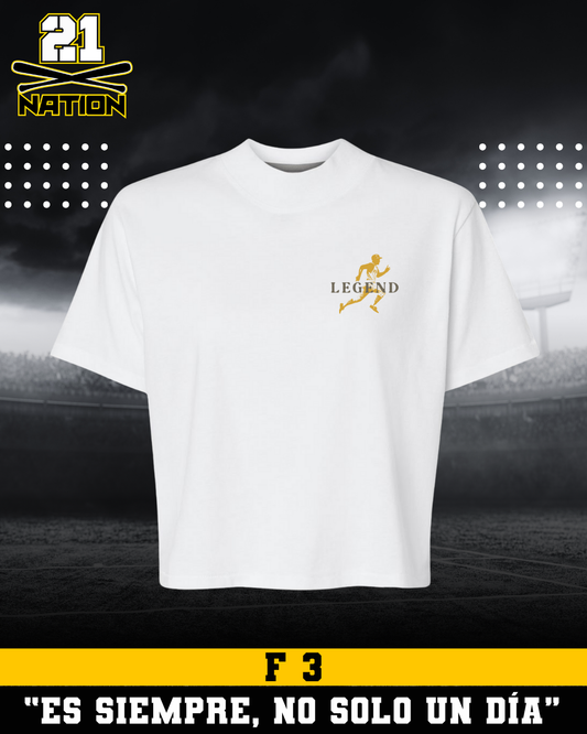 21 NATION | F3 (Boxy Tee Crop Top)