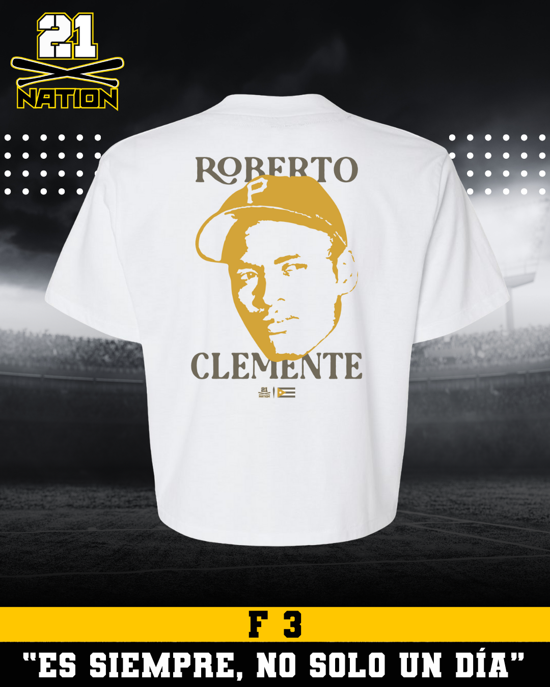 21 NATION | F3 (Boxy Tee Crop Top)