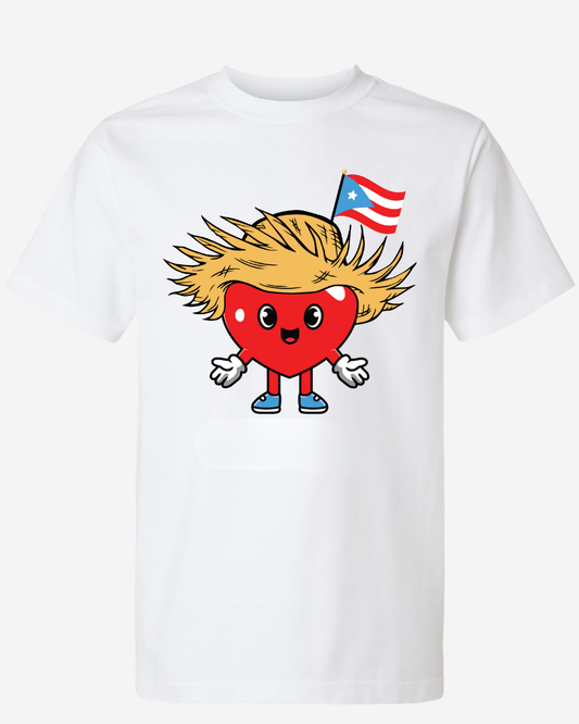 CORAZÓN JÍBARO | UNISEX WHITE T-SHIRT